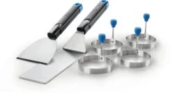 NAPOLEON Frühstücksset (4 Universalringe Für Spiegelei & Co. Und 2 Planchaspatel) (70055)