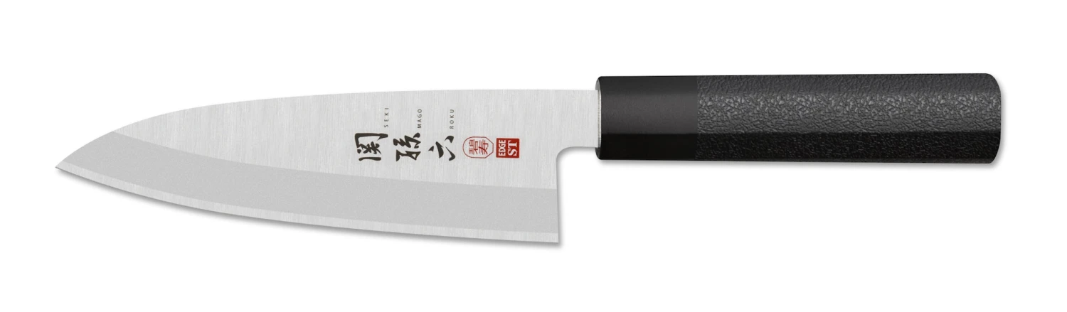 KAI Seki Magoroku Hekiju Deba 6" (15,0 Cm) ~ Linkshand ~ 1 KAI Seki Magoroku Hekiju Deba 6" (15,0 Cm) ~ Linkshand ~