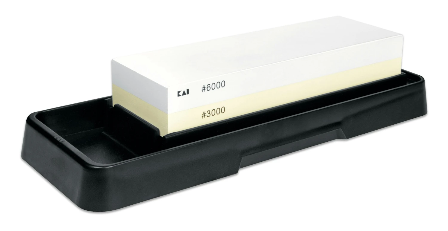 KAI Kombi-Schleifstein, Körnung: 3000/6000 1 KAI Kombi-Schleifstein, Körnung: 3000/6000