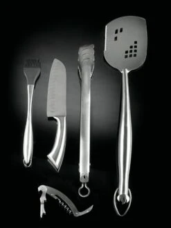 NAPOLEON 5-teiliges Grillbesteck Set Edelstahl (70031) -Angebote BBQ Grill Besteck Store NAPOLEON PRO 5 teiliges Edelstahl Grillbesteck 2