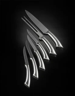 NAPOLEON 6-teiliges Messer Set Edelstahl (55206) -Angebote BBQ Grill Besteck Store NAPOLEON PRO Messer Set 4 2 3