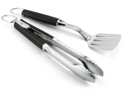 Weber Style Special BBQ Set (2-teilig) - Grau/Warm Grey (17282) -Angebote BBQ Grill Besteck Store Weber Grillbesteck Kompakt 2 teilig Edelstahl schwarz