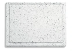 F. DICK Schneidbrett Mit Saftrille Weißmarmoriert 53 X 32,5 X 1,8 Cm