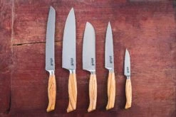 Grills.de Gemüsemesser Mit Olivenholzgriff 9cm -Angebote BBQ Grill Besteck Store grills de 100223 Gruppenbild