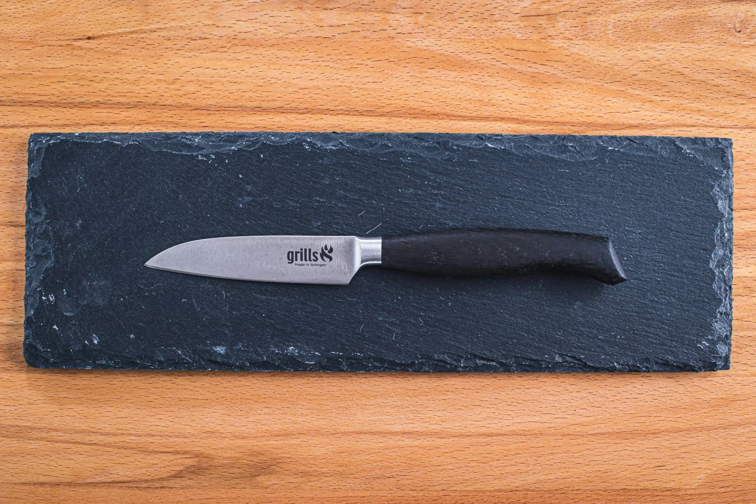 Grills.de Gemüsemesser Mit Eichenholzgriff 9cm 2 Grills.de Gemüsemesser Mit Eichenholzgriff 9cm – Bild 2