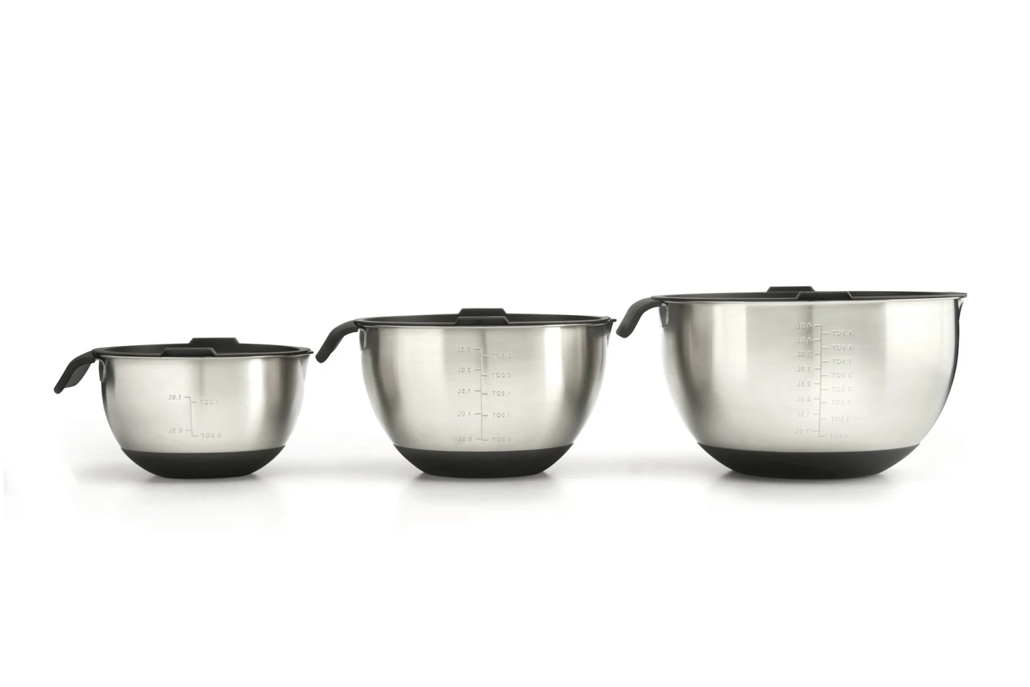 NAPOLEON 3er-Schüssel-Set, Edelstahl (70042) 2 NAPOLEON 3er-Schüssel-Set, Edelstahl (70042) – Bild 2