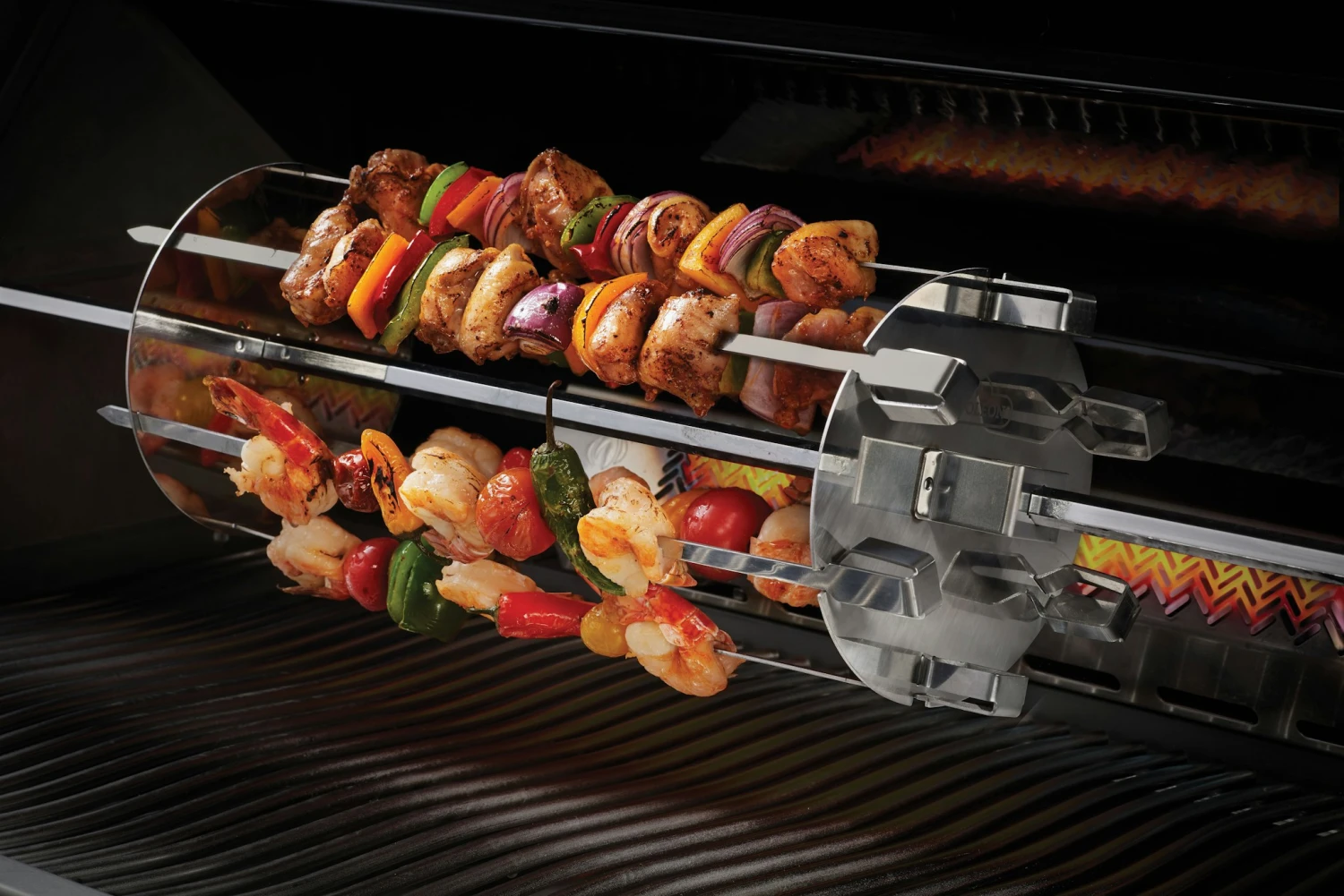 NAPOLEON Schaschlik-Set Für Drehspieß Mit 6 Spießen (64008) 2 NAPOLEON Schaschlik-Set Für Drehspieß Mit 6 Spießen (64008) – Bild 2